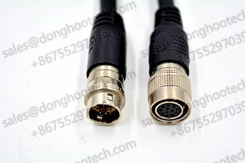 Hirose 12 Pin Extension Cable Female to Jack Male HR10A-10J-12S 1Meters