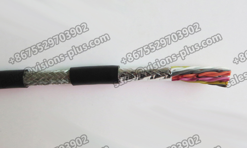 Twisted pair double shielded high flexible towline control cable
