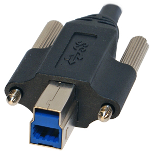 USB3.0 Type B Male with screw lock