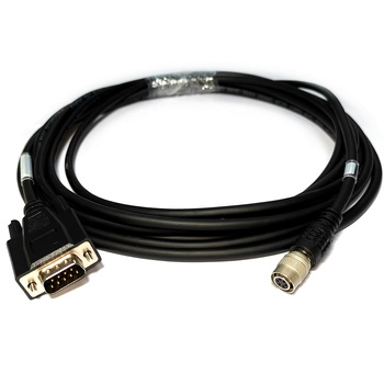 High flexible Hirose HR10A-7P-6S 6pin female to DB9/RS232 9pin male cable for industrial cameras