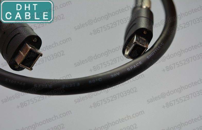 Firewire Locking Cable with Thumbscrew Lock Alloy Connector 3.28 Fts