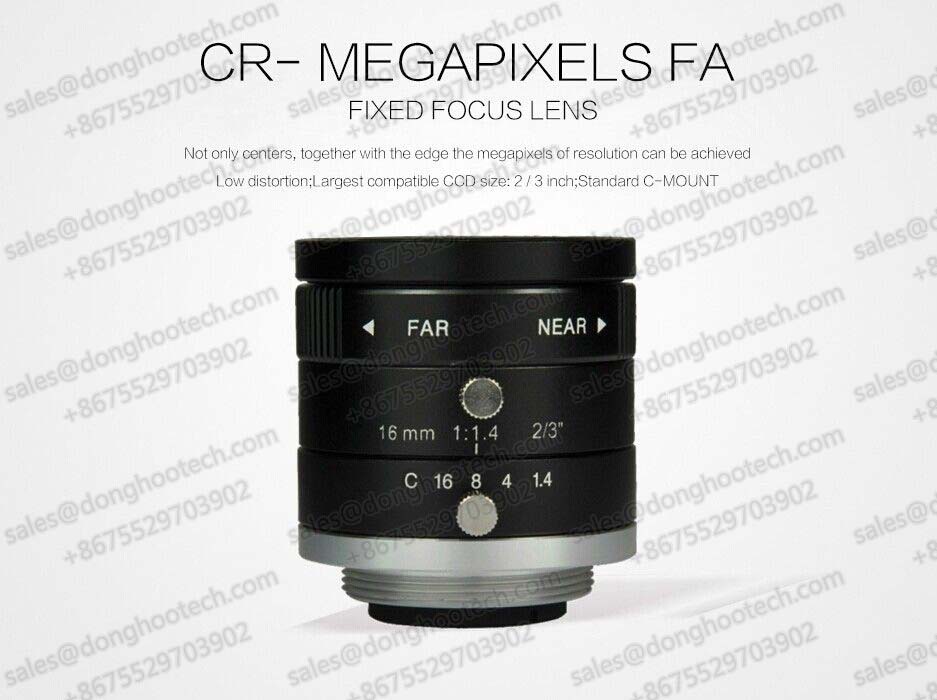  Industrial CCD Camera Optical Lens / Megapixel Fixed Focus Lens with C-Mount 