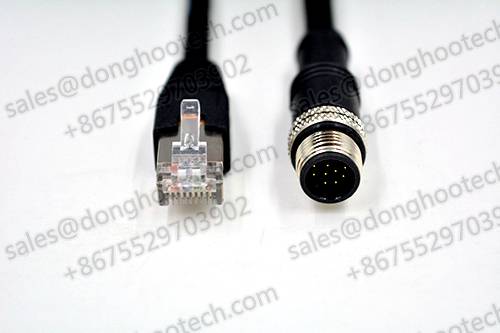IO Cable for Teledyne DALSA industrial camera 3m 10ft  M12 12 Pin To Open Network Cables