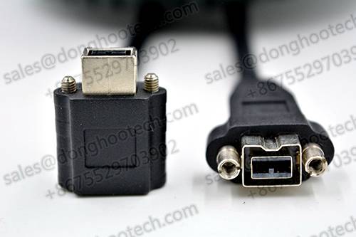 1394 Firewire Angle Cables 90 Degree 9pin Angled UP and Down Available