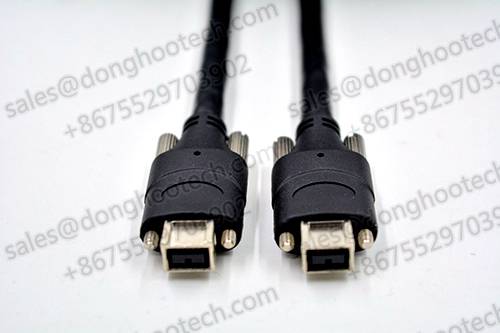  9 Pin IEEE 1394 Firewire Cable Special for Machine Vision and Industrial Camera 