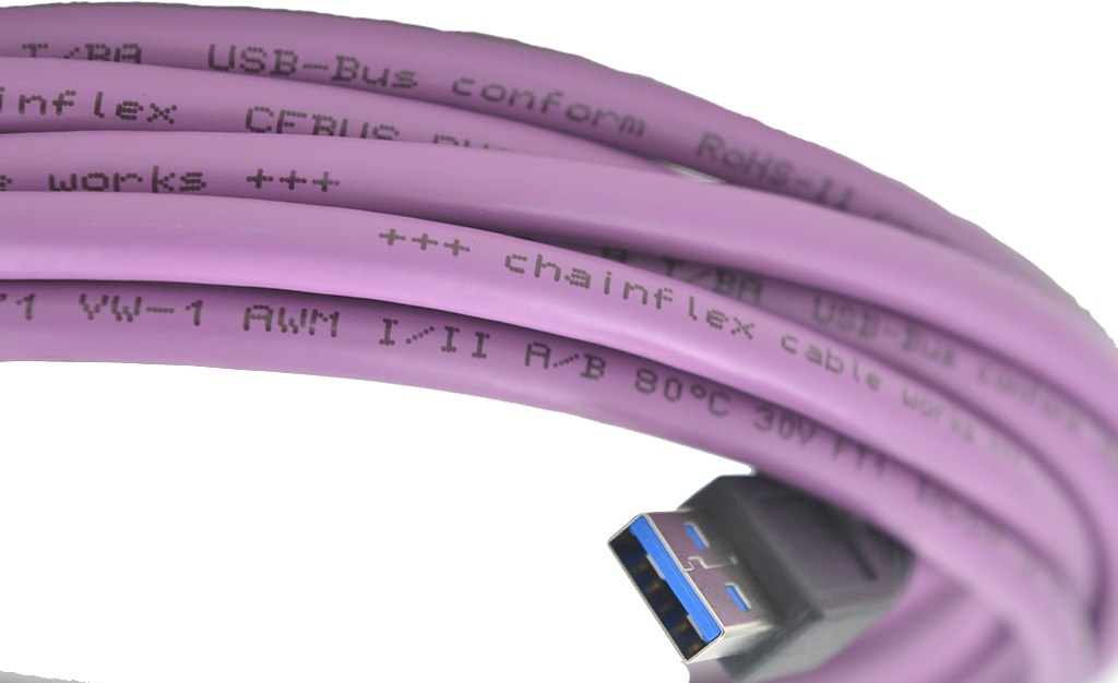 igus chainflex cable for USB