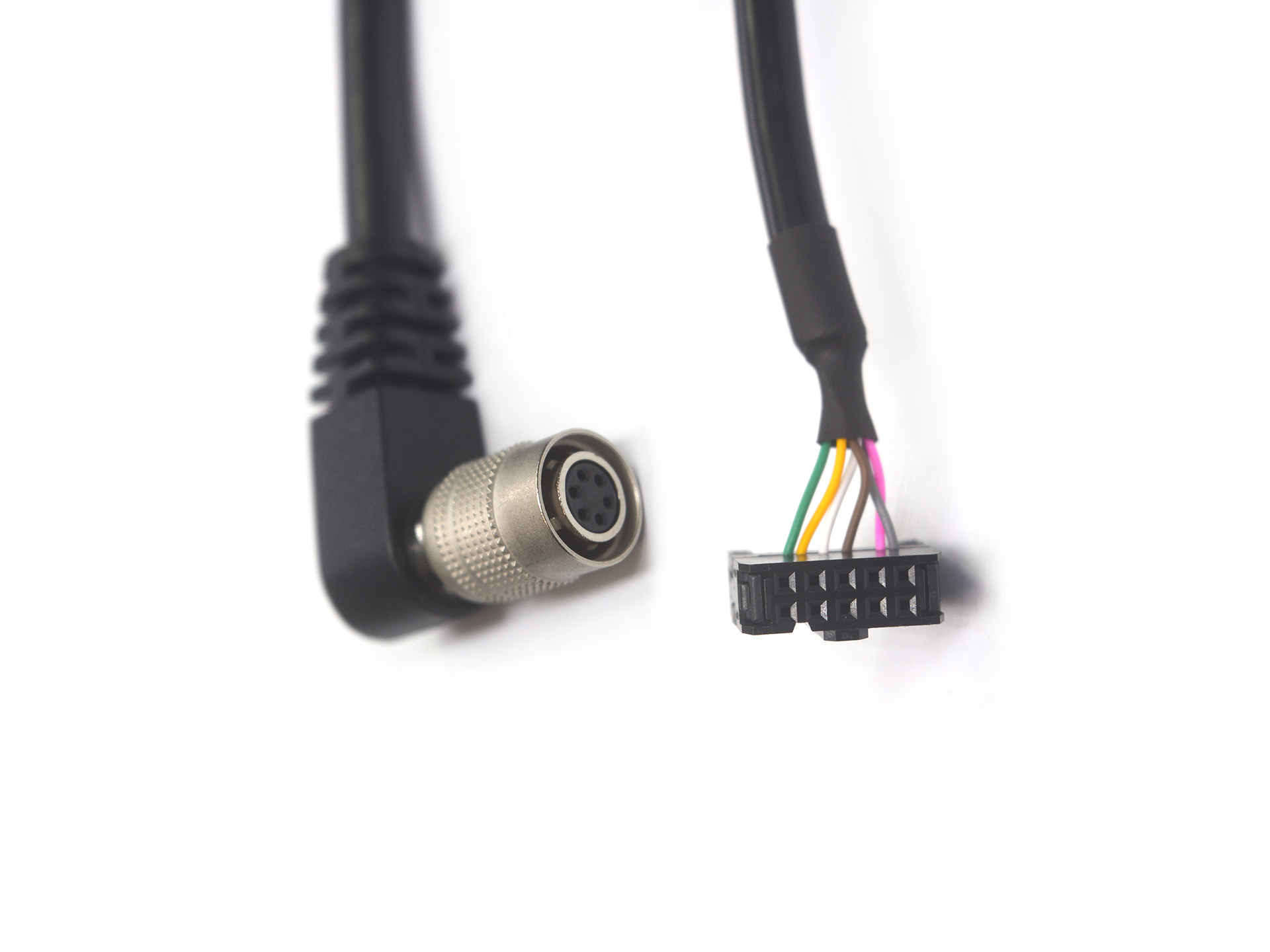 HR10A-7P-6S to IDC 10-pin housing cable