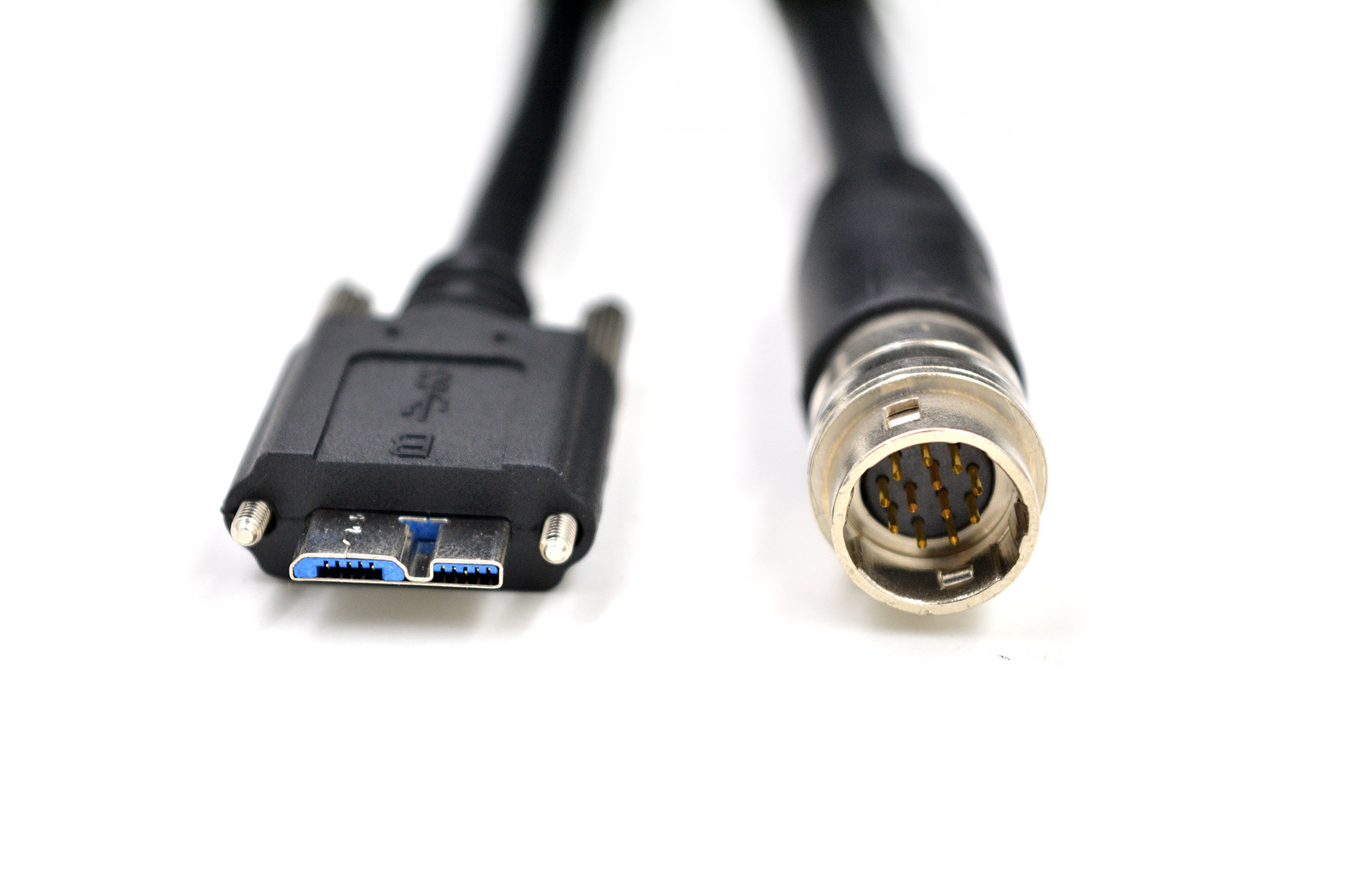 USB3.0 and Hirose 12P composed cables