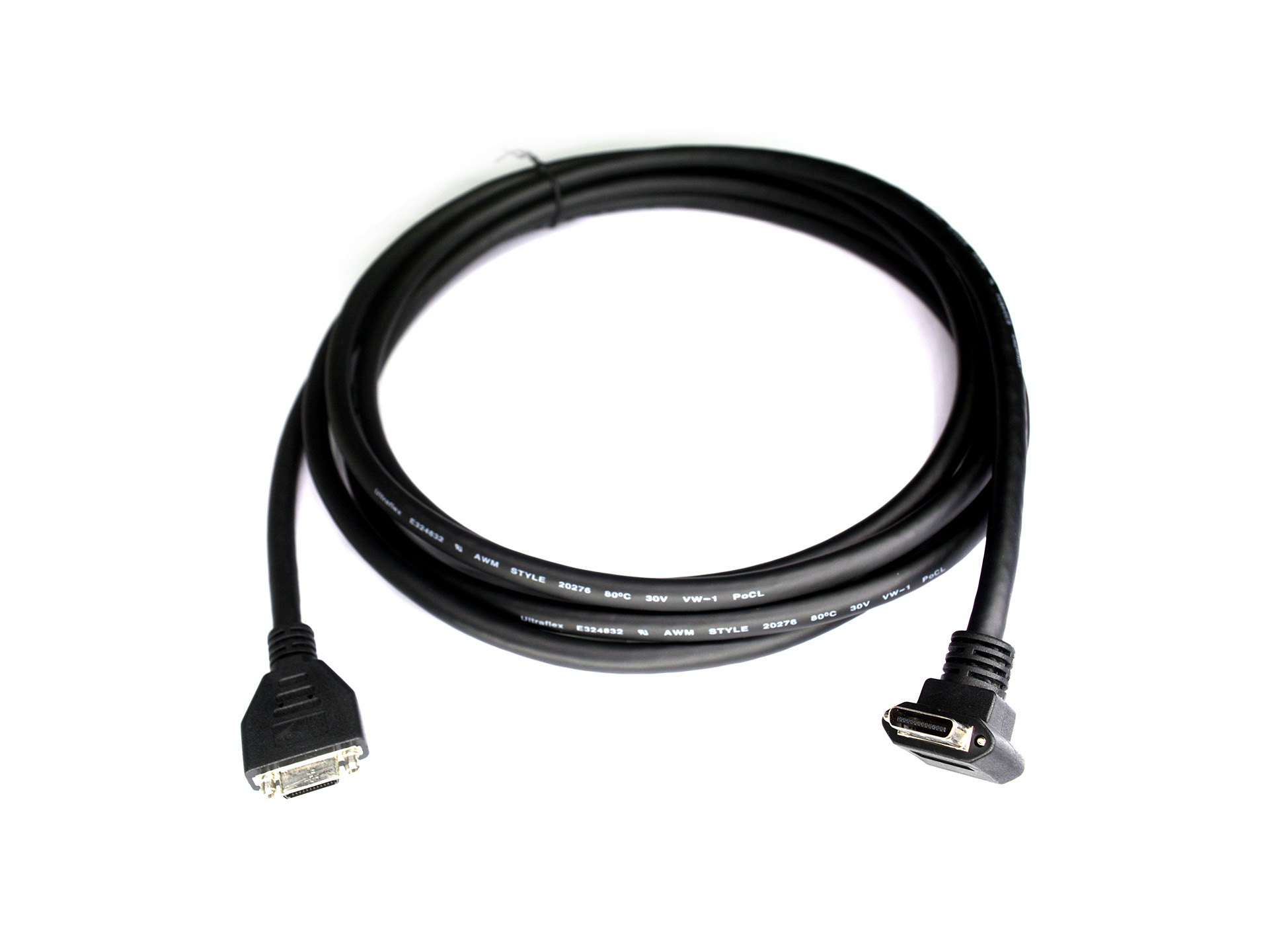 Camera Link SDR angled extension cable