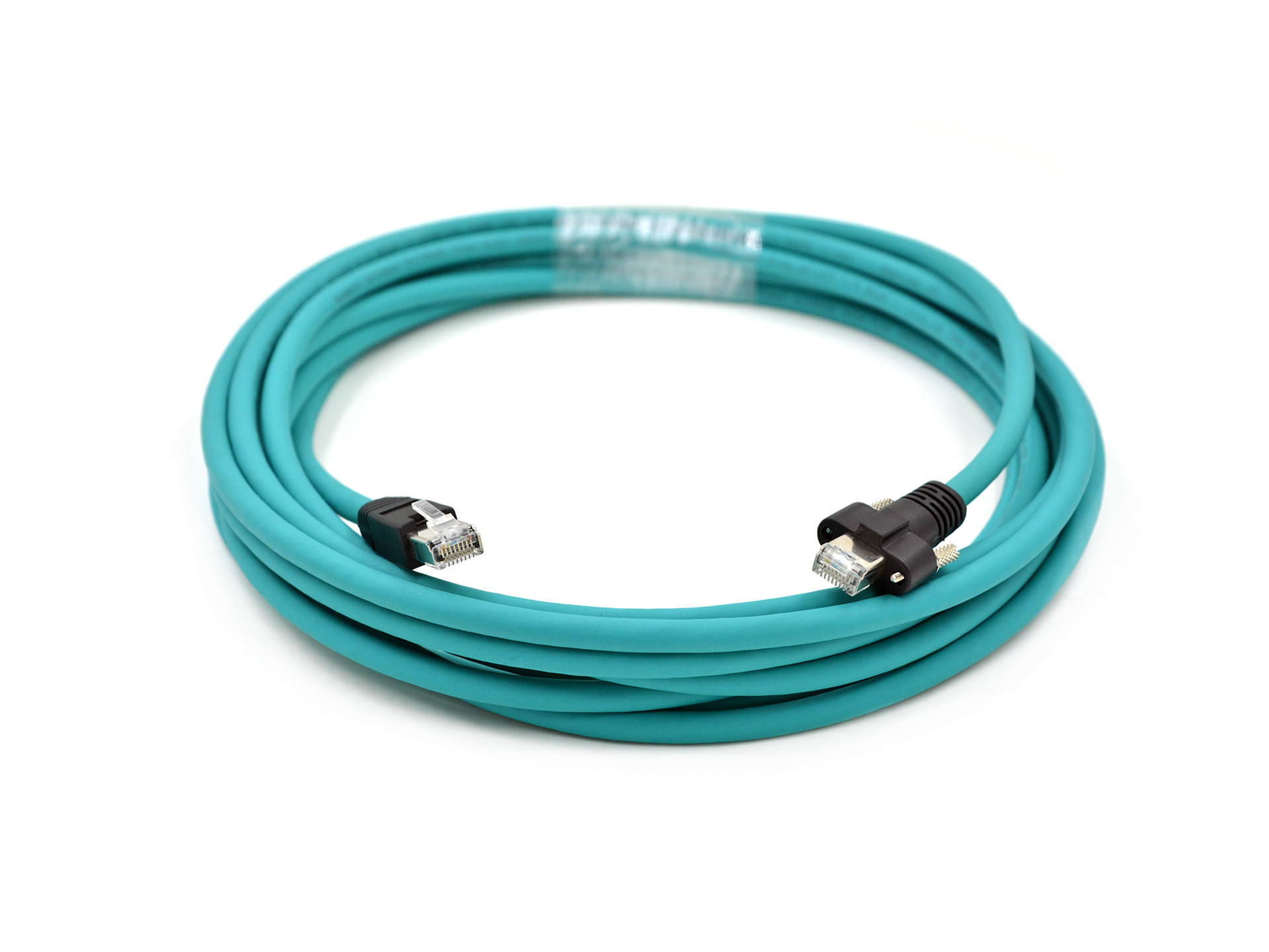 GigE vision 10g cable with RJ45 locking screws